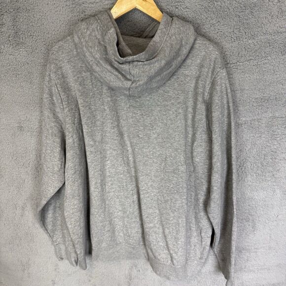 S Nike Hoodie Womens XXL Grey Pullover Swoosh Sweatshirt Casual Active - Picture 7 of 8